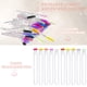 thumbnail image 4 of Tubo de cepillo de pestañas Rosa reutilizable para extensión de pestañas, varitas de rímel reemplazables, aplicador de cepillo de cejas a prueba de polvo, 50 piezas, 4 of 5