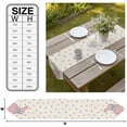 thumbnail image 3 of Polka Dot Pink Bunny Table Runner Linen Burlap Table Runner 120 Inches Long Farmhouse Rabbit Rustic Dresser Scarves for Kitchen Island Coffee Dining Room Party Wedding Banquet Holiday Decor 13"x120", 3 of 8