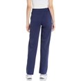 thumbnail image 2 of Under Armour Women's Hustle Fleece Pant Navy | White Small, 2 of 2