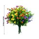 thumbnail image 3 of Flores Artificiales Arbustos de Exterior, 6 Tipos para Jardineras Colgantes, Decoración de Boda/Hogar, Resistentes a Altas Temperaturas y de Bajo Mantenimiento 10Pcs, 3 of 6
