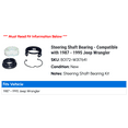 thumbnail image 2 of Steering Shaft Bearing - Compatible with 1987 - 1995 Jeep Wrangler 1988 1989 1990 1991 1992 1993 1994, 2 of 2