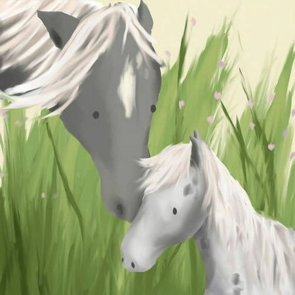 Oopsy Daisy's Leanne & Ladybug Canvas Wall Art, 10x10