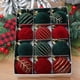 thumbnail image 5 of Injueey Cómoda sensación de mano, decoración de árbol de Navidad de terciopelo, decoración de árbol de Navidad, bola colgante para fiesta Kits de decoración para fiestas Estilo 4, 5 of 6