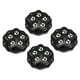 thumbnail image 1 of 4 ruedas giratorias autoadhesivas de 360 ​​grados para mesitas de noche, polea giratoria para pequeños electrodomésticos., 1 of 9
