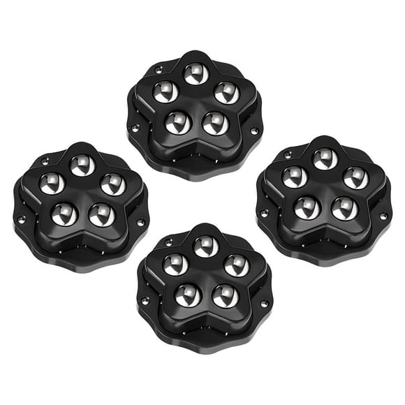 4 ruedas giratorias autoadhesivas universales para muebles, con rotación de 360 grados, para electrodomésticos pequeños, fregonas, cubos y