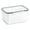 gray, variant on Fruit Storage Container for Fridge, Multi-Functional Sealed and Drainable Kitchen Storage Containers with Lids,Berry Airtight Produce Storage Containers to Keep Fruit and Vegetables Fresh