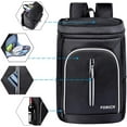 thumbnail image 4 of Soft Cooler Backpack Insulated Waterproof Backpack Cooler Bag Leak Proof Portable Small Cooler Backpacks to Work Lunch Travel Beach Camping Hiking Picnic Fishing Beer for Men Women, 4 of 6