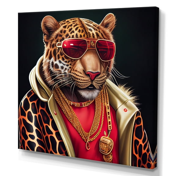 Designart Fashion Tiger I Canvas Wall Art
