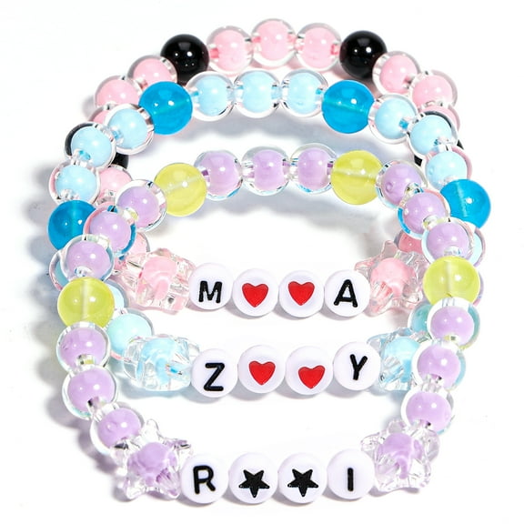 AICase Bracelet Set 3pcs For K POP Merch Stuff Fans Cosplay Merchandise Gifts Outfit Costume Accessories Christmas Stocking Stuffers Party Favors Friendship Jewelry Halloween Birthday