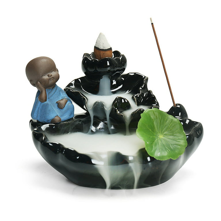 MageCrux Waterfall Incense Burner Backflow Ceramic Incense Holder Incense  Fountain Incens 