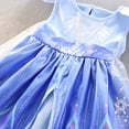 thumbnail image 5 of Baby Girls Elsa Costume Dress Snow Halloween Cosplay Princess Dress, 5 of 7