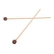 thumbnail image 4 of 2 unids campana mazo de arce mango de goma cabeza maravillosa calidad de sonido xilófono mazo para Marimba, 4 of 8