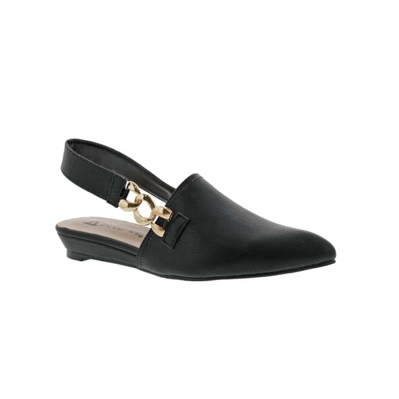 Bellini Fret Women Slip-on Mule Shoes In Black Smooth