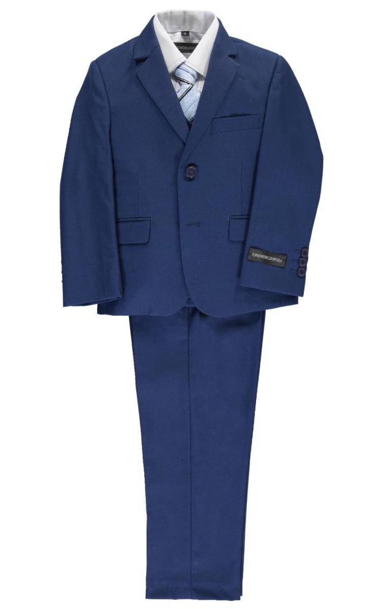 Kids World Kids World Little Boys' "Brady" 5Piece Suit (Sizes 4 7