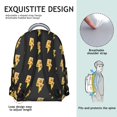 thumbnail image 5 of With a fashionable pizza pattern design, comfortable shoulder straps, lightweight yet sturdy, it is perfect for teenagers and adults. It is an ideal gift for pizza lovers., 5 of 6