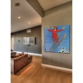 thumbnail image 5 of Marmont Hill Woman Ski Jumper by Carolyn Haywood Painting Print on Canvas, 5 of 7