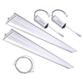thumbnail image 1 of DELight 2-Pack 40W LED Shop Light 5000K 4000-4500lm Garage Work Shop Hanging Light Feature Ceiling Light Aluminum, 1 of 9