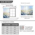 thumbnail image 6 of Farmhouse Floral Kitchen Curtains Blue Rustic Daisy Flower Small Short Cafe Window Curtains Vintage Country Bathroom Kitchen Window Drapes Treatment Tier Curtains 26"x36", 6 of 6