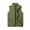 A01-Army Green, variant on NoxwB Men's Oversized Solid Fleece Vest Coat Winter Warm Casual Outdoor Jackets Quick Dry Sleeveless Multi-Pocket Full-Zip Outerwears Wine M
