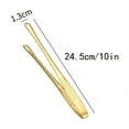thumbnail image 3 of Stainless Steel Grill Tongs 10 In Korean Japanese Barbecue Kitchen Cooking Utensils Food Safe 403 Grade, 3 of 3