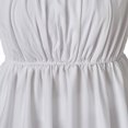 thumbnail image 7 of Jacenvly New Vintage Dresses for Women Dance Elastic Short Sleeved Dress Women Evening Dresses White M, 7 of 7