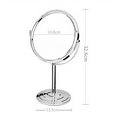 Tabletop Mount Vanity Round Mirror Desktop Makeup Mirror Double