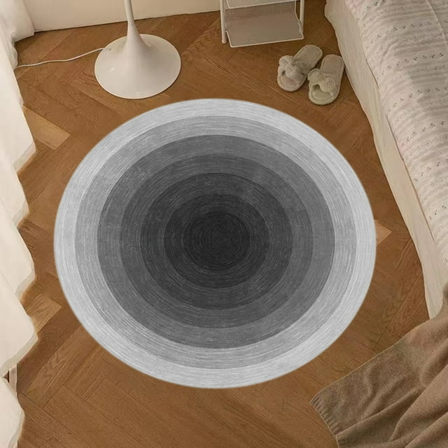 Lksixu Tapis Rond Salon Crème Vent Canapé Table Basse Chambre Chevet Étude Insonorisé Coussin de Sol pour Maison