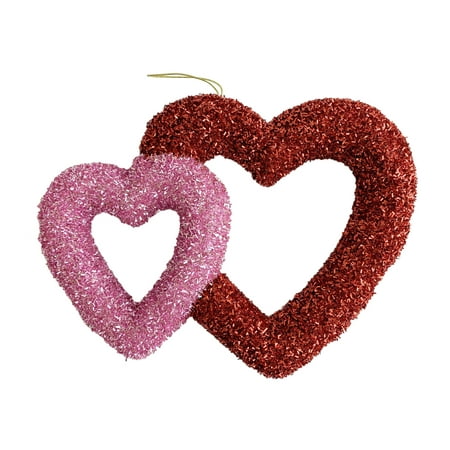 WAY TO CELEBRATE! Red and Pink Foam Hanging Decoration,