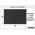thumbnail image 2 of Vantage 10673 Premium Self-Healing Cutting Mat, 24"x36", 1/2" Grid, 5 Layers for Max Healing, Perfect for Crafts & Sewing, Black, 2 of 6