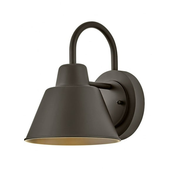81220OZ-Lark-Wes - 10W 1 LED Small Outdoor Gooseneck Barn Light-10.5 Inches Tall and 8 Inches Wide-Oil Rubbed Bronze Finish
