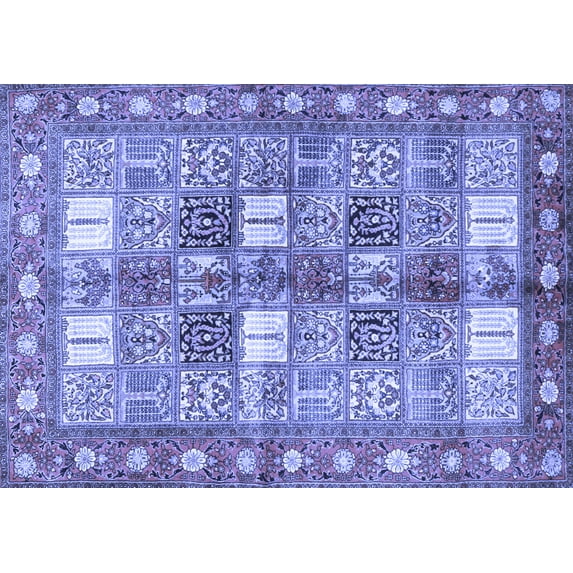 Ahgly Company Indoor Rectangle Persian Blue Traditional Area Rugs, 2' x 4'