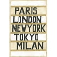 thumbnail image 2 of Shamp, Cindy 13x18 White Modern Wood Framed Museum Art Print Titled - Cities, 2 of 4