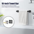 thumbnail image 2 of Juego de accesorios de baño UPRONE 304 de acero inoxidable, 5 piezas, 2 of 8