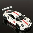 thumbnail image 1 of Burago 1:24 2020 Porsche 911 RSR LM Alloy Sports Car Static Die Cast Vehicles Model, 1 of 4