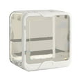 thumbnail image 2 of Figurine Display Box Transparent Stackable Dustproof Acrylic Figurine Storage Case for Home White, 2 of 12