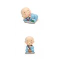 thumbnail image 1 of 2 Uds Estatuilla de Monjes Decoración de Buda Bonito para Decoración de Mesa Gloria Figuritas de monjes, 1 of 5