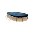 thumbnail image 4 of Swimline 15x30 ft. Oval Above Ground Winter Swimming Pool Cover, Black & Silver, 4 of 5