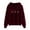 Wine Red, variant on Winter Savings Clearacne Black Zip up Hoodie Women Women's Fashion Love Print Cozy Hoodie Long Sleeve Sweatshirt Sweatshirt