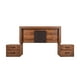 thumbnail image 2 of Recamara KS 4 Piezas Santana Sin Espejo Nogal - Kessa Muebles, 2 of 5