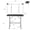 Black, variant on 36 Folding Dog Grooming Table with Adjustable Arm, Stainless Steel Frame, Rubber Mat, Silver Gray for Pet Grooming