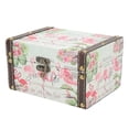thumbnail image 3 of Caja de almacenamiento de joyas Joyero de madera con estampado de flamencos Caja de madera vintage hecha a mano con cuidado Jadeshay A, 3 of 8