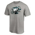 thumbnail image 2 of Men's Heather Gray Philadelphia Eagles True Color T-Shirt, 2 of 3