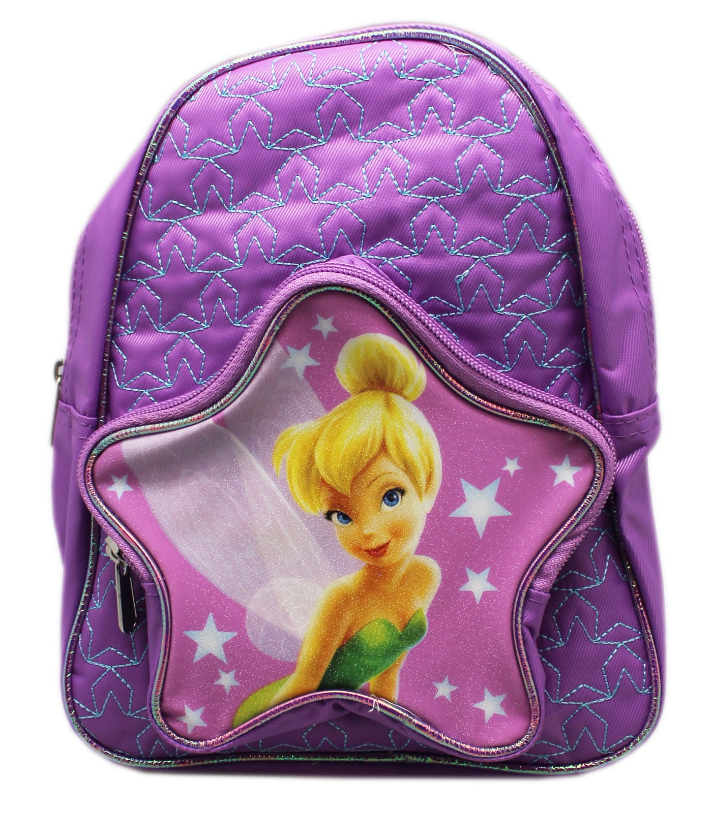 Backpack Disney's Tinker Bell Star Shaped Pocket Violet Mini Kids
