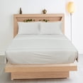 thumbnail image 5 of ROYALE LINENS 300 Thread Count 100% Long Staple Combed Cotton Sheet Set - 4 Piece Bed Sheet 1 Fitted Sheet, 1 Flat Sheet, 2 Pillow case - Breathable, Cool & Crisp Percale Sheet Set (Full,Geometric), 5 of 10