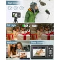 thumbnail image 3 of Digital Camera Kids Camera FHD 1080P 44MP Youtube Vlogging Camera 16X Zoom Portable Digital Cameras for Teens Seniors with 32GB Card (Black), 3 of 10