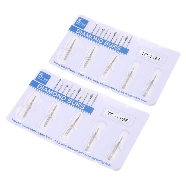Fresa Dental ANGGREK Pieza De Mano Dental Fresa Acero Inoxidable 10 Piezas