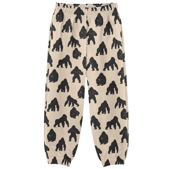 Black Giant Boys Pants Kids Casual Sweatpants Joggers Toddler Sports Pants 3-10 Years