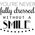 thumbnail image 1 of Annie Vinyl Wall Decal - "You're Never Fully dressed without a Smile" 20"x18" [Annie1], 1 of 4
