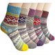 thumbnail image 3 of Calcetines térmicos KAIYANG para mujer 3 pares lana gruesos y cálidos 36-39, 3 of 5