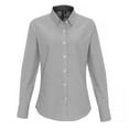 thumbnail image 1 of Premier Blouse à Rayures Oxford Riche en Coton pour Femmes, 1 of 3